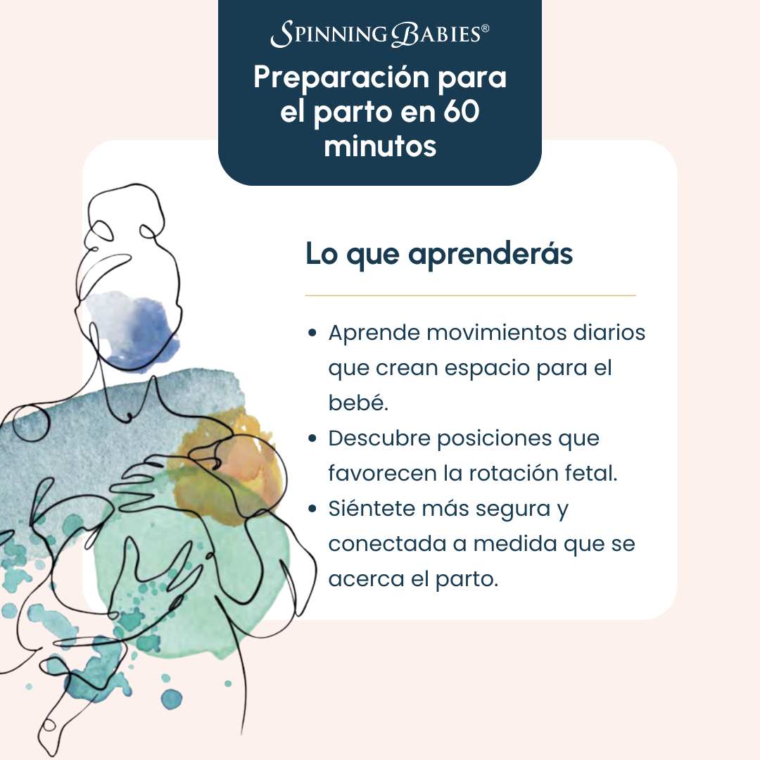 Curso en línea de 60 minutos para padres sobre la preparación para el parto con Spinning Babies®